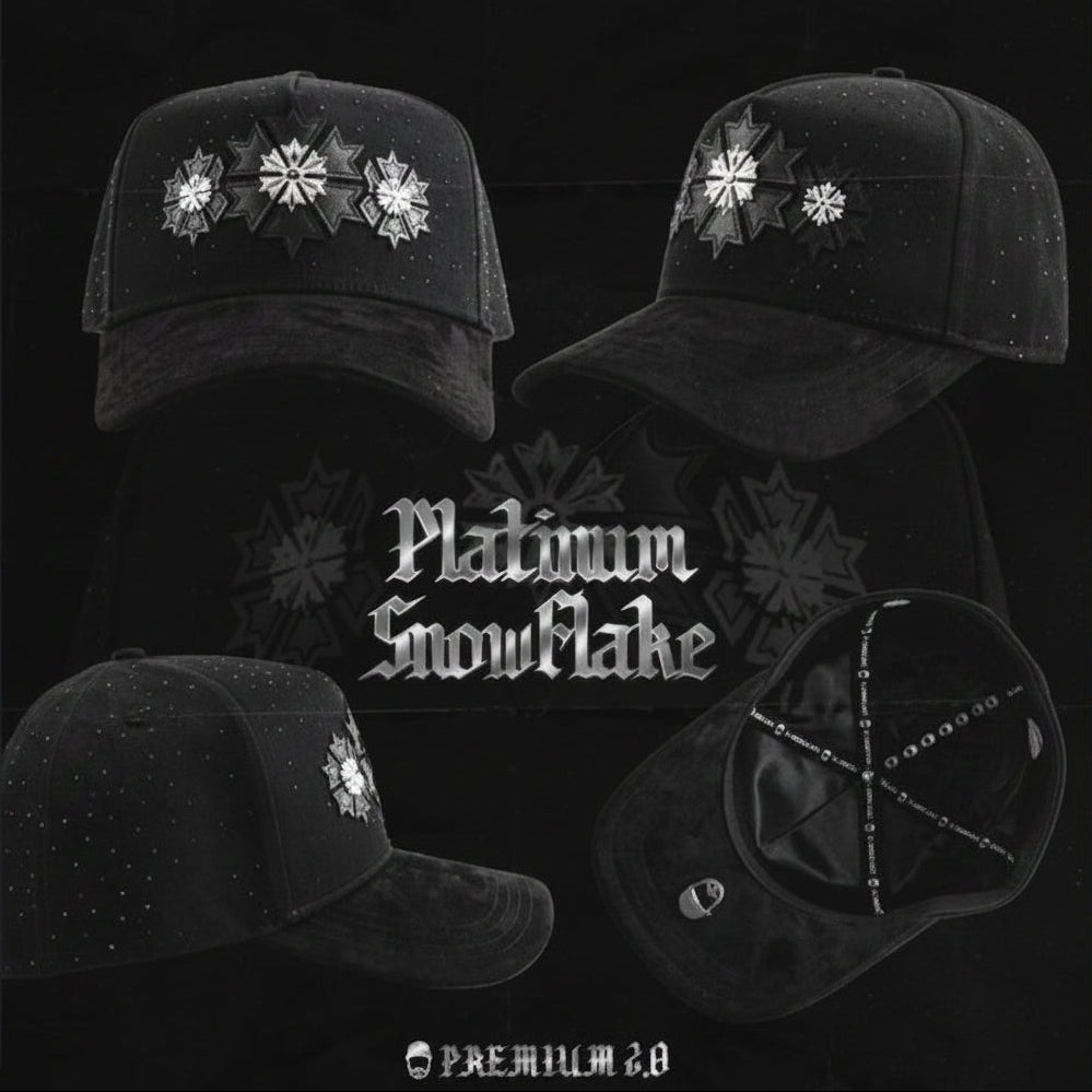 Gorra Barbas Hats "Platinum SnowFlake" - Drop - Shop Colombia