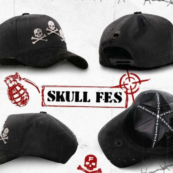 Gorra Barbas Hats x Lonche & Wilito "Skull Fes" (PREVENTA) - Drop - Shop Colombia