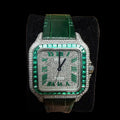 Reloj Cartier Santos Esmerald Bezel - Drop - Shop Colombia